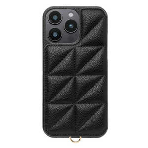 CCCフロンティア Triangle Puffy Case for iPhone 16 Pro Max ブラック UNI-CSIP24LP-2TPBK CCCフロンティア Triangle Puffy Case for iPhone 16 Pro Max ブラック UNI-CSIP24LP-2TPBK
