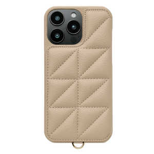 CCCフロンティア Triangle Puffy Case for iPhone 16 Pro Max ベージュ UNI-CSIP24LP-2TPBE CCCフロンティア Triangle Puffy Case for iPhone 16 Pro Max ベージュ UNI-CSIP24LP-2TPBE