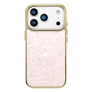 CCC�t�����e�B�A iPhone2025 �H 6.3inch 3��P�[�X Glass Shell Case (pink) UNI-25MP-GSPK