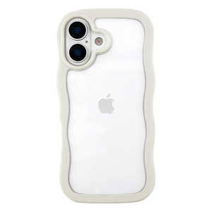 CCCフロンティア iPhone17 Wavy Case (ivory) UNI-25M-WCIV CCCフロンティア iPhone17 Wavy Case (ivory) UNI-25M-WCIV
