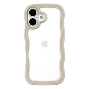 CCCフロンティア iPhone17 Wavy Case (greige) UNI-25M-WCGG CCCフロンティア iPhone17 Wavy Case (greige) UNI-25M-WCGG