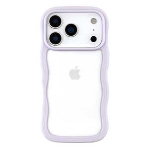 CCC�t�����e�B�A iPhone2025 �H 6.3inch 3��P�[�X Wavy Case (purple) UNI-25MP-WCPU