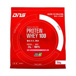 DNS DNS ホエイプロテイン PROTEIN WHEY100【イチゴミルク風味/350g】 D20001110304_