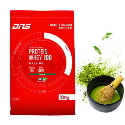 DNS プロテインホエイ 100 PROTEIN WHEY100【抹茶風味/3150g】 の通販 