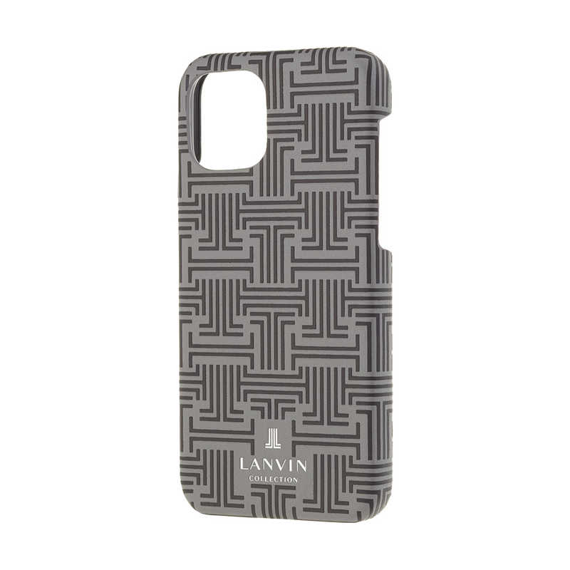 ランバン ランバン iPhone 12/12 Pro Slim Wrap Case Monogram Grey LCMGGRYWPIP2061 LCMGGRYWPIP2061