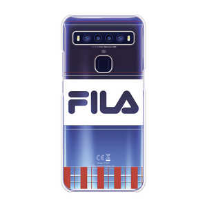 FILA Clear Case Lattice for TCL 10 5G [ Red ] Case for TCL 10 5G FLLATREDCCTCL105