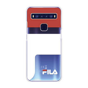 FILA Clear Case Logoimage for TCL 10 5G [ Red ] Case for TCL 10 5G FLLOGREDCCTCL105