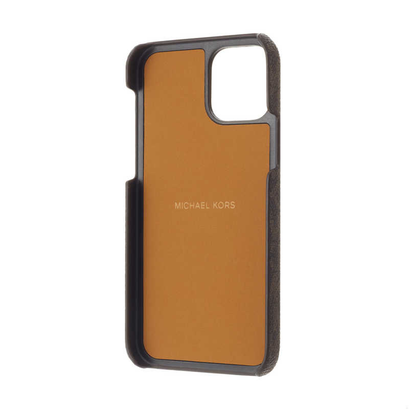 マイケルコース マイケルコース Slim Wrap Case Stripe with Hand Strap - Magsafe for iPhone 12/12 Pro [ Brown ] ブラウン MKPHBRWWPIP2061 MKPHBRWWPIP2061