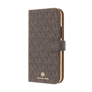 ޥ륳 Folio Case Signature with Hand Strap - Magsafe for iPhone 12 mini [ Brown ] ֥饦 MKSHBRWFLIP2054