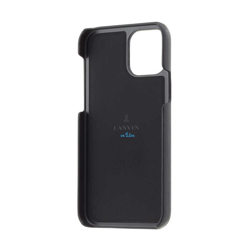 ランバン ランバン Slim Wrap Case Stand & Ring Ribbon for iPhone 13 [ Black ] LANVIN en Bleu ブラック LBSRBLKWPIP2161 LBSRBLKWPIP2161