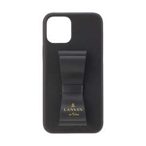 ランバン iPhone 13 Pro Max [ Black ] LANVIN en Bleu LBSRBLKWPIP2167