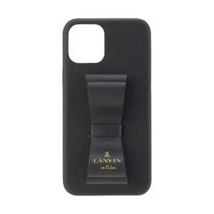 Х Slim Wrap Case Stand &Ring Ribbon for iPhone 13 mini [ Black ] LANVIN en Bleu LBSRBLKWPIP2154