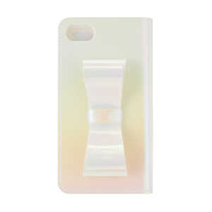 Х Folio Case Stand &Ring Ribbon for iPhone SE (3)/iPhone SE (2) [ Aurora ] LANVIN en Bleu LBSRARRFLIP2247
