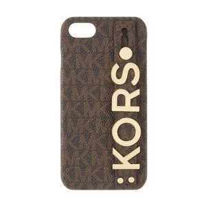 ޥ륳 MICHAEL KORS - Slim Wrap Case Stand &Ring for iPhone SE 3/iPhone SE 2 MKSRBRWWPIP2247
