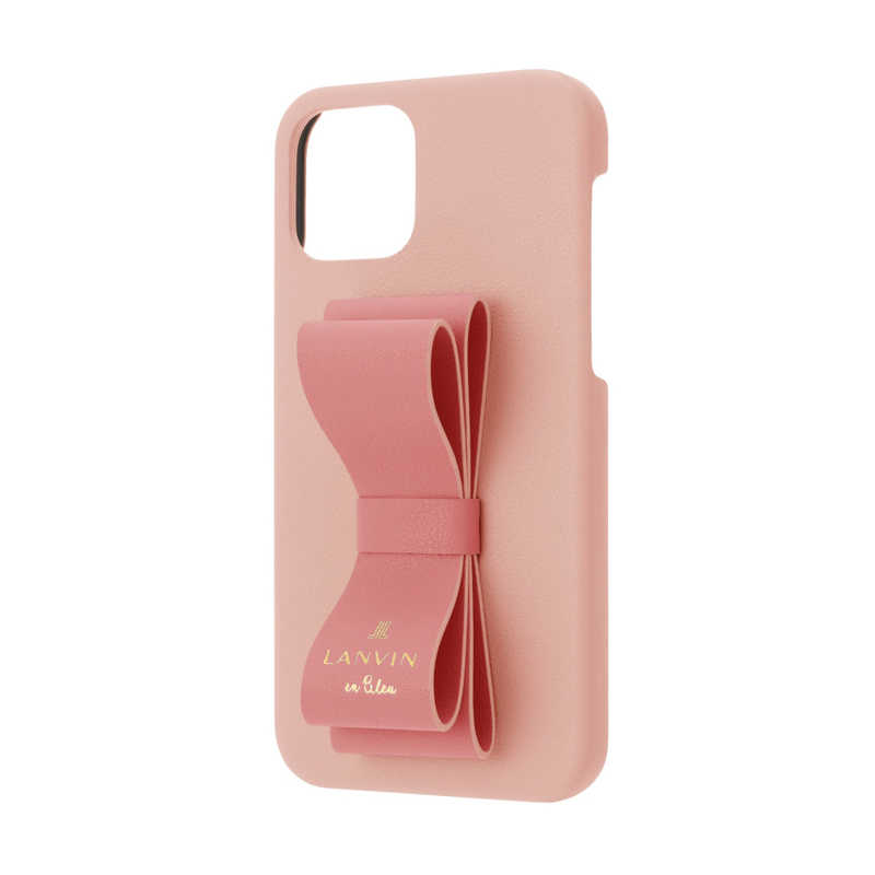 ランバン ランバン Slim Wrap Case Stand & Ring Ribbon 2-Tone for iPhone 13 Pro [ Baby Pink/Vivid Pink ] LANVIN en Bleu LBR2BPVWPIP2162 LBR2BPVWPIP2162