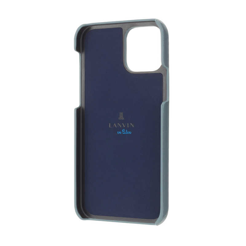 ランバン ランバン Slim Wrap Case Stand & Ring Ribbon 2-Tone for iPhone 13 [ Navy/Vintage Blue ] LANVIN en Bleu LBR2NVVWPIP2161 LBR2NVVWPIP2161