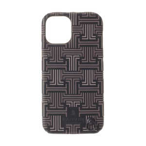 o Shell Case Signature with Neck Strap for iPhone 13 [ Black ] LANVIN COLLECTION LCSIBLKSCNSIP2161