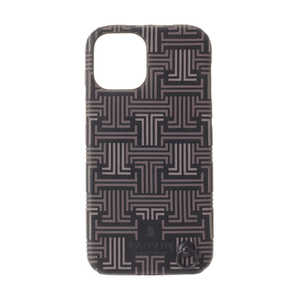 Х Shell Case Signature with Neck Strap for iPhone 13 mini [ Black ] LANVIN COLLECTION LCSIBLKSCNSIP2154