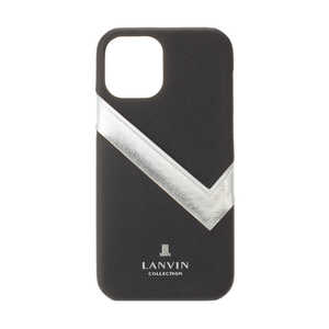 o Shell Case Lined for iPhone 13 [ Metallic leather ] LANVIN COLLECTION LCLNMELSCIP2161