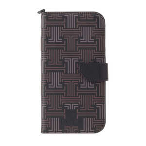 ランバン Folio Case Signature with Neck Strap for iPhone 13 [ Black ] LANVIN COLLECTION LCSIBLKFLNSIP2161