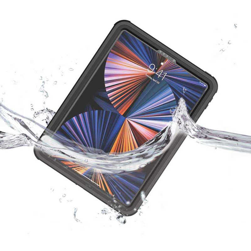 ARMORX ARMORX 12.9インチ iPad Pro(第6/5世代)用 IP68 Waterproof Case with Hand Strap ブラック MXSA17S MXSA17S