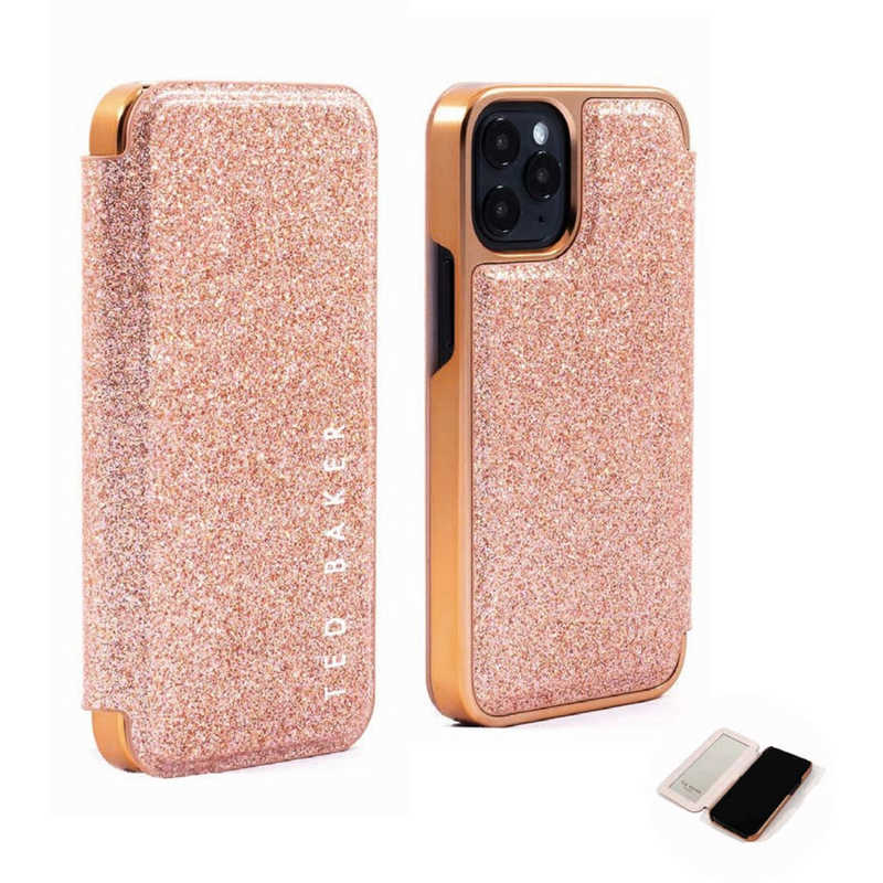TEDBAKER TEDBAKER Case for 2021 iPhone 5.4-inch [ Glitter Pink Nude Rose Gold ] Ted Baker　テッドベーカー  83540 83540