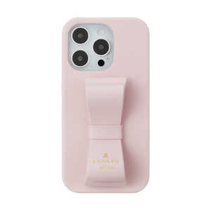 ランバン Slim Wrap Case Stand & Ring Ribbon for iPhone 14 Pro 3眼 [ Sakura Pink ] LANVIN en Bleu LBSPKSRIP2261P