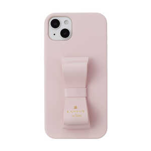 ランバン iPhone 14 Plus Slim Wrap Case Stand & Ring Ribbon SakuraPink LBSPKSRIP2261M