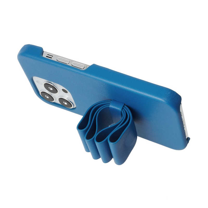 ランバン ランバン Slim Wrap Case Stand & Ring Ribbon for iPhone 14 Pro 3眼 [ Navy ] LANVIN en Bleu LBNVYSRIP2261P LBNVYSRIP2261P