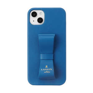 ランバン Slim Wrap Case Stand & Ring Ribbon for iPhone 14 Plus 2眼 [ Navy ] LANVIN en Bleu LBNVYSRIP2261M