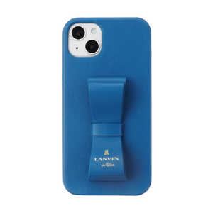 ランバン Slim Wrap Case Stand & Ring Ribbon for iPhone 14 Plus [ Navy ] LANVIN en Bleu LBNVYSRIP2261M