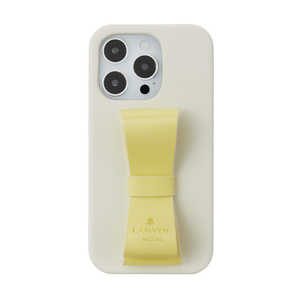 ランバン Slim Wrap Case Stand & Ring Ribbon for iPhone 14 Pro 3眼 LANVIN en Bleu LBVWYSRIP2261P
