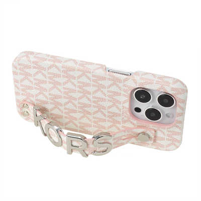 マイケルコーススタンド＆リングMICHAEL KORS iPhone14 ピンク caseplay_mk-swcsr-ip14