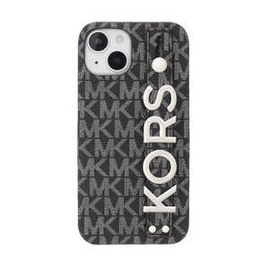 マイケルコース MICHAEL KORS - Slim Wrap Case Stand ＆ Ring for iPhone 14 ［ Black ］ MKBLKWPIP2261