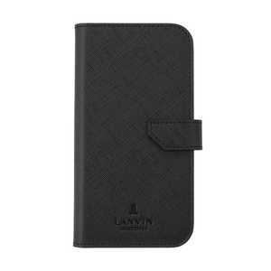 ランバン Folio Case Double Lined MagSafe iPhone 15 LANVIN COLLECTION Black LCDLBLKFLIP2361