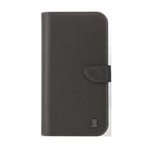 �����o�� LANVIN COLLECTION - Folio Case Double Lined with MagSafe for iPhone 16 Pro (6.3�C���`) Gray LCDLGRYFLIP2463P