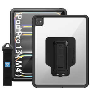 ARMORX ARMOR-X - IP68 Waterproof Case with Hand Strap for 13-inch iPad Pro (M4)Blackϥޡå MXS-IPAD-PR10