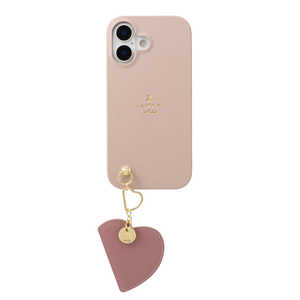 o LANVIN en Bleu - Slim Wrap Case with Heart Mirror Charm for iPhone 17 m Pink n LANVIN en Bleu LBPKGHMWPIP2563
