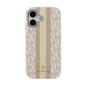 }CPR[X MICHAEL KORS - Slim Wrap Case Stripe for MagSafe for iPhone 17 m Vanilla n MICHAEL KORS MKSTVNLWPIP2563
