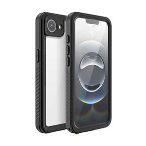 ARMORX A[}[GbNX- IP68 Waterproof Case with Hand Strap for iPhone 16e m Black n MX-IPH-16E