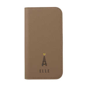ELLE Folio Case for iPhone 17 Pro m Greige n ELGRIFLIP2563P