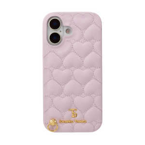 SAMANTHATHAVASA Samantha Thavasa- Wrap Case Heart Quilting with Hand Strap for iPhone 17 m Pink n Samantha Thavasa STLPKWPHSIP25