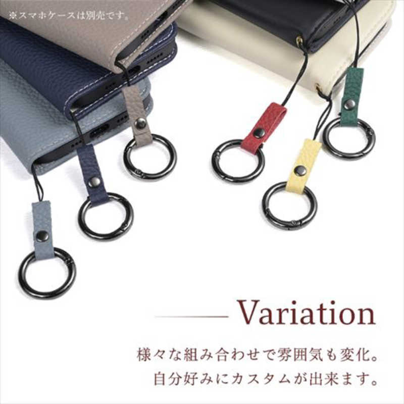 HANARO HANARO ハナロ 本革シュリンク ショートストラップ ブラック HR-21HLD09-1-1 HR-21HLD09-1-1