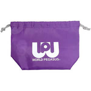 エスシー ワッペ 巾着ポーチ パープル WP7803