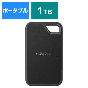 SUNEAST ポータブルSSD ULTIMATE PRO USB3.2Gen2x2対応 書込2000MB/s読込1800MB/s USBType-C 1TB SE-PS0001T2LG1F