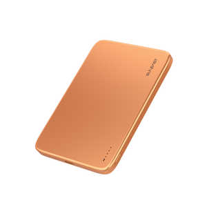 SUNEAST ���ő̃��o�C���o�b�e���[ ���ő̓d�r�̗p 5000mAh �����^7.2mm Qi2�Ή� �}�O�l�b�g�� �ő�15W���C�����X�[�d �m1�|�[�g�n �I�����W SE-PB050BC003ORF