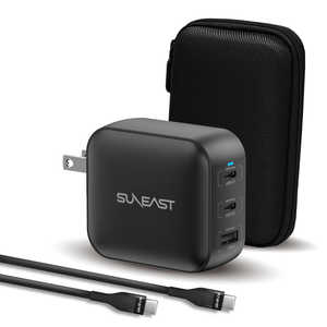 SUNEAST USB}[d 100w VRP[uPDΉ100W(2mt) [|[`t ubN SE-AC100DC001BKF