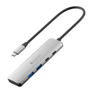 SUNEAST USB Type-C ɥå󥰥ơ ޥϥ 4in1 (USB-A2C2) ֥Ĺ25cm ߹ С SE-HUB041JNNNNF