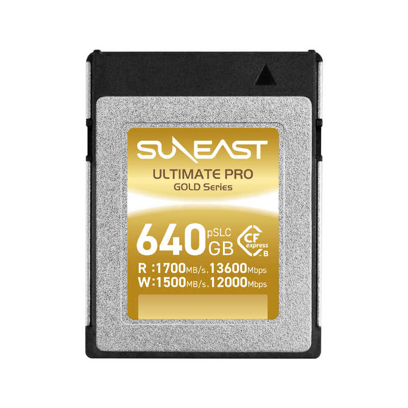 SUNEAST SUNEAST Cfexpressカード Type-B (pSLC) SUNEAST ULTIMATE PRO (640GB) SE-CFXB640S1700 SE-CFXB640S1700