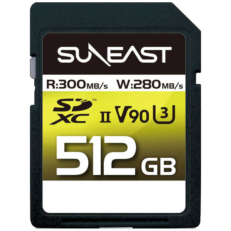 SUNEAST SUNEAST SDXCカード【pSLC V90】 SUNEAST ULTIMATE PRO (Class10/512GB) SE-SDU2512GA300 SE-SDU2512GA300
